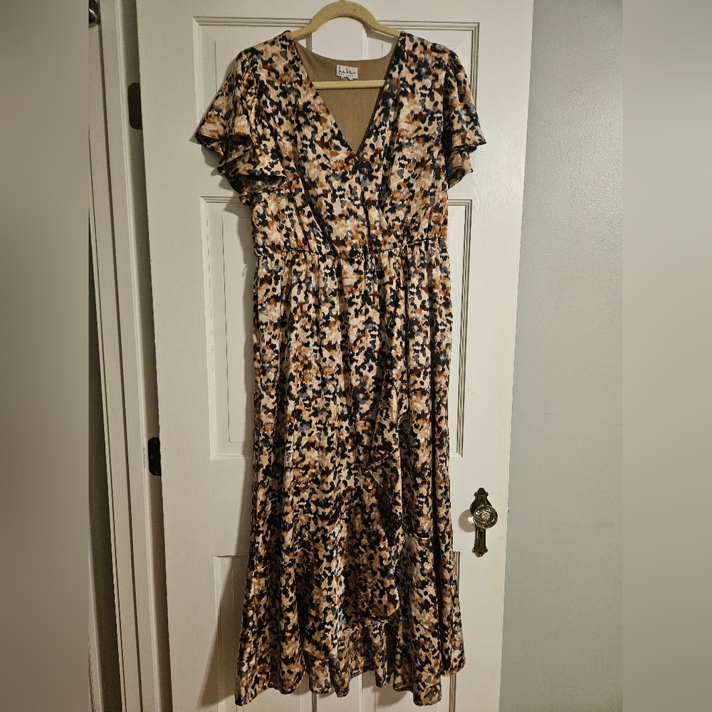 Nicole Miller Ruffle-front Dress